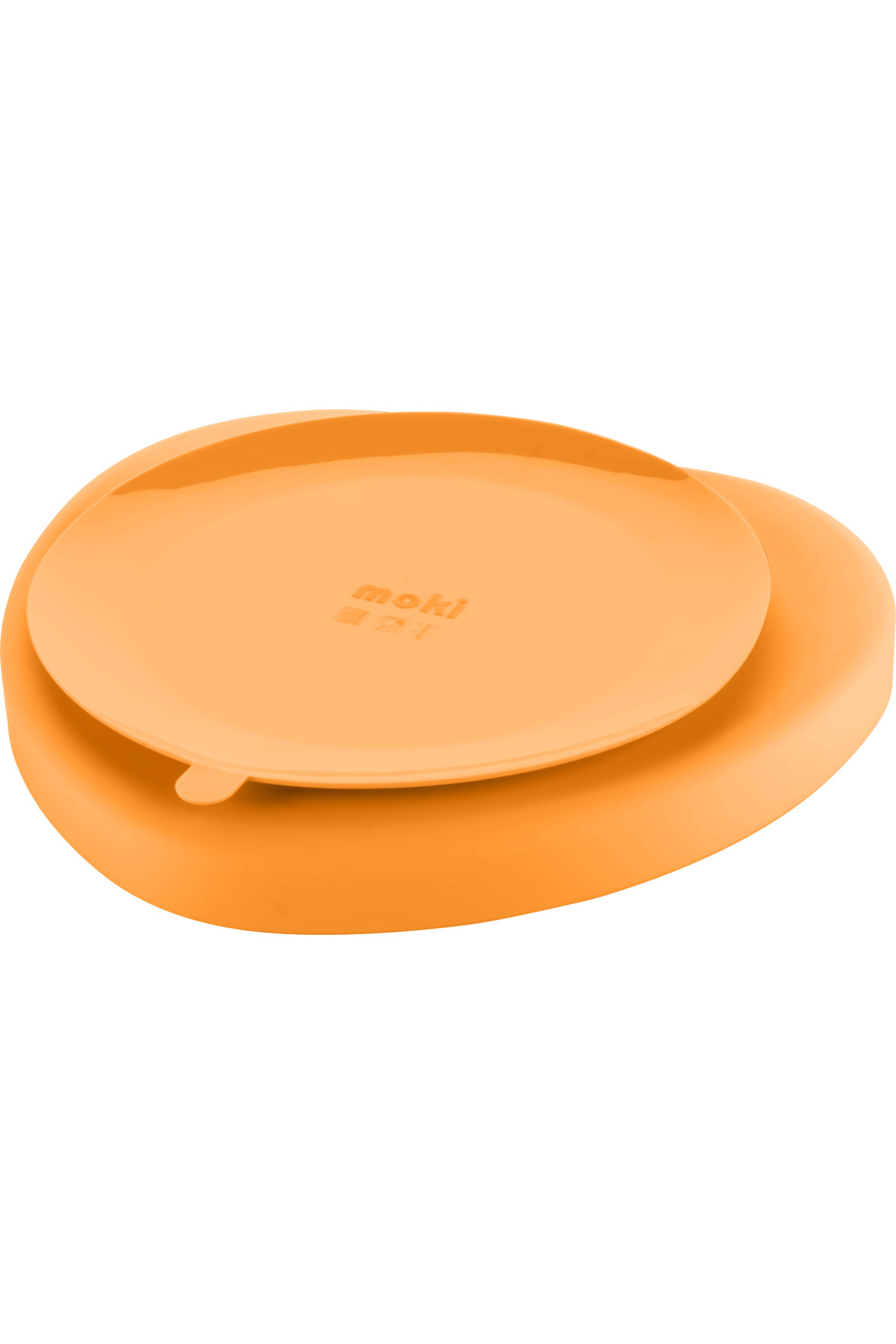 Moki Silikon 5’li Set Candle Turuncu / Mama Önlüğü, Mama Tabağı, Kaşık, Çatal, Diş Kaşıyıcı fotoğrafı 3 (önizleme)