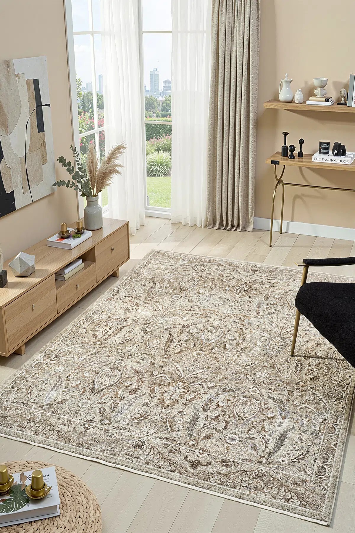 Neşem Halı Boutique SEYRAN HALI MONDE - 804 - BEJ Geleneksel