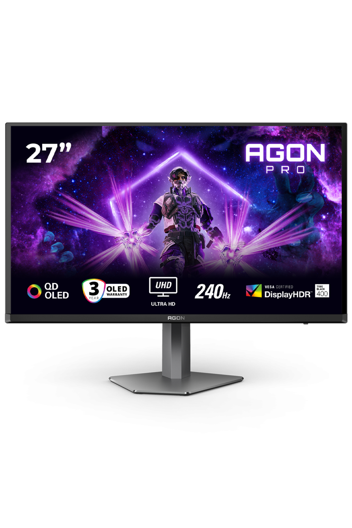 AOC AG276UZD 27″ 240Hz 0.03ms 4K QD-OLED HDR400 RGB USB-C