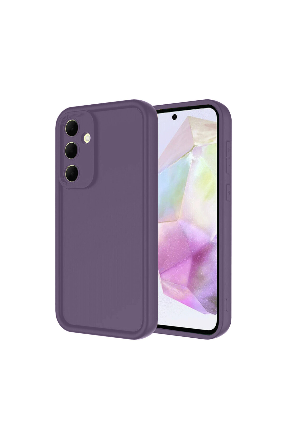 Galaxy A17 Case Camera Shielded Flexible Silicone Viera Cover