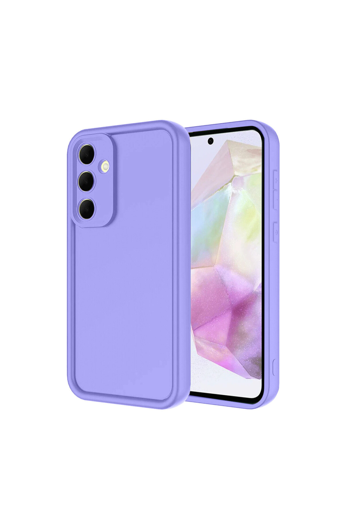 Galaxy A17 Case Camera Shielded Flexible Silicone Viera Cover