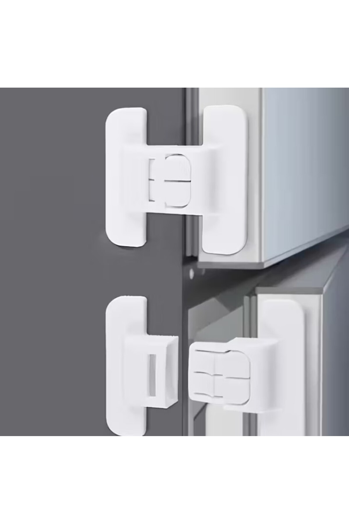 OSENSE 4 Adet Buzdolabı, Çekmece ve Dolap Kapağı Çocuk Kilidi fotoğrafı 3 (önizleme)