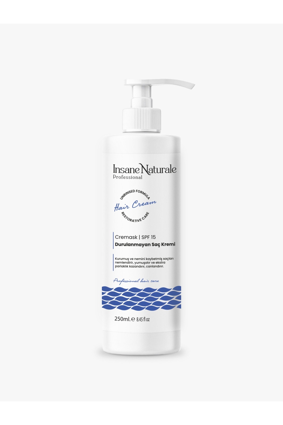 CREAMASK Keratin ve Biotin İçeren Onarıcı Durulanmayan Saç Bakım Kremi 250 ml — cremask-250 — تصویر 4 از 4