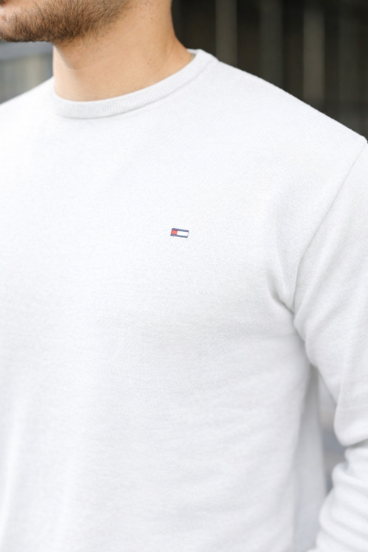 WOWA COMPANY  Sıfır Yaka Triko Kazak - Görsel 3