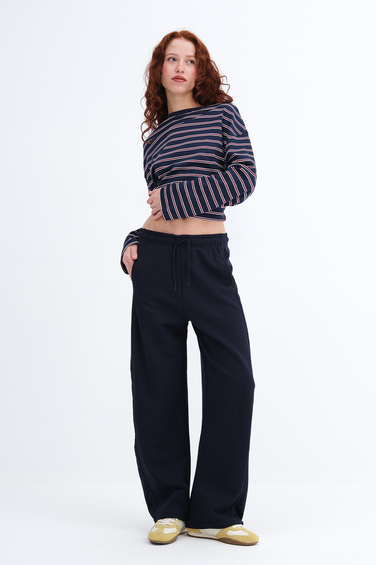 Addax  Cepli Wide Leg Eşofman EŞF10487