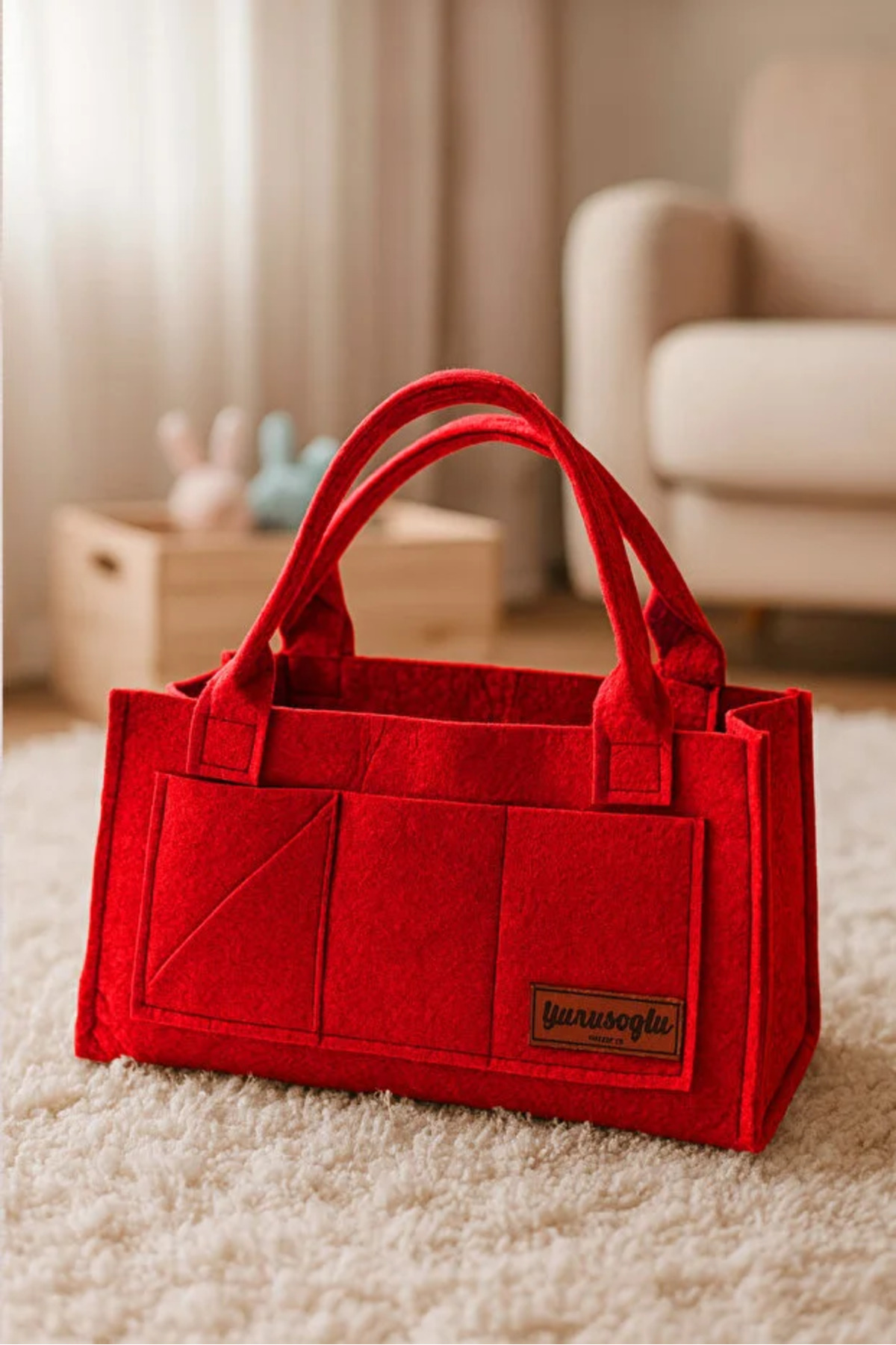 Felt Mother Baby Care Bag Newborn Organizer Organizer