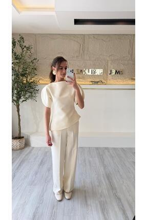 EMEL ERYILMAZ Bej Tasarım Takım Premium