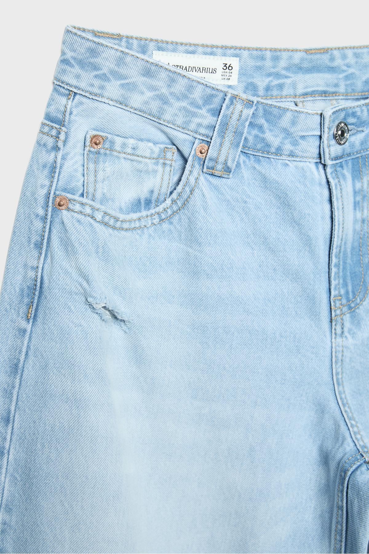 Stradivarius  D80 Barrel Fit Jean - Görsel 8
