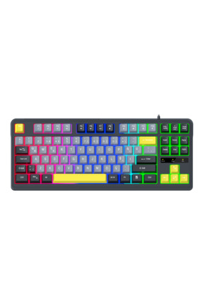 James Donkey JDK87 Rainbow Mekanik Hisli Membran Türkçe Q Gaming 87 Tuş Siyah...