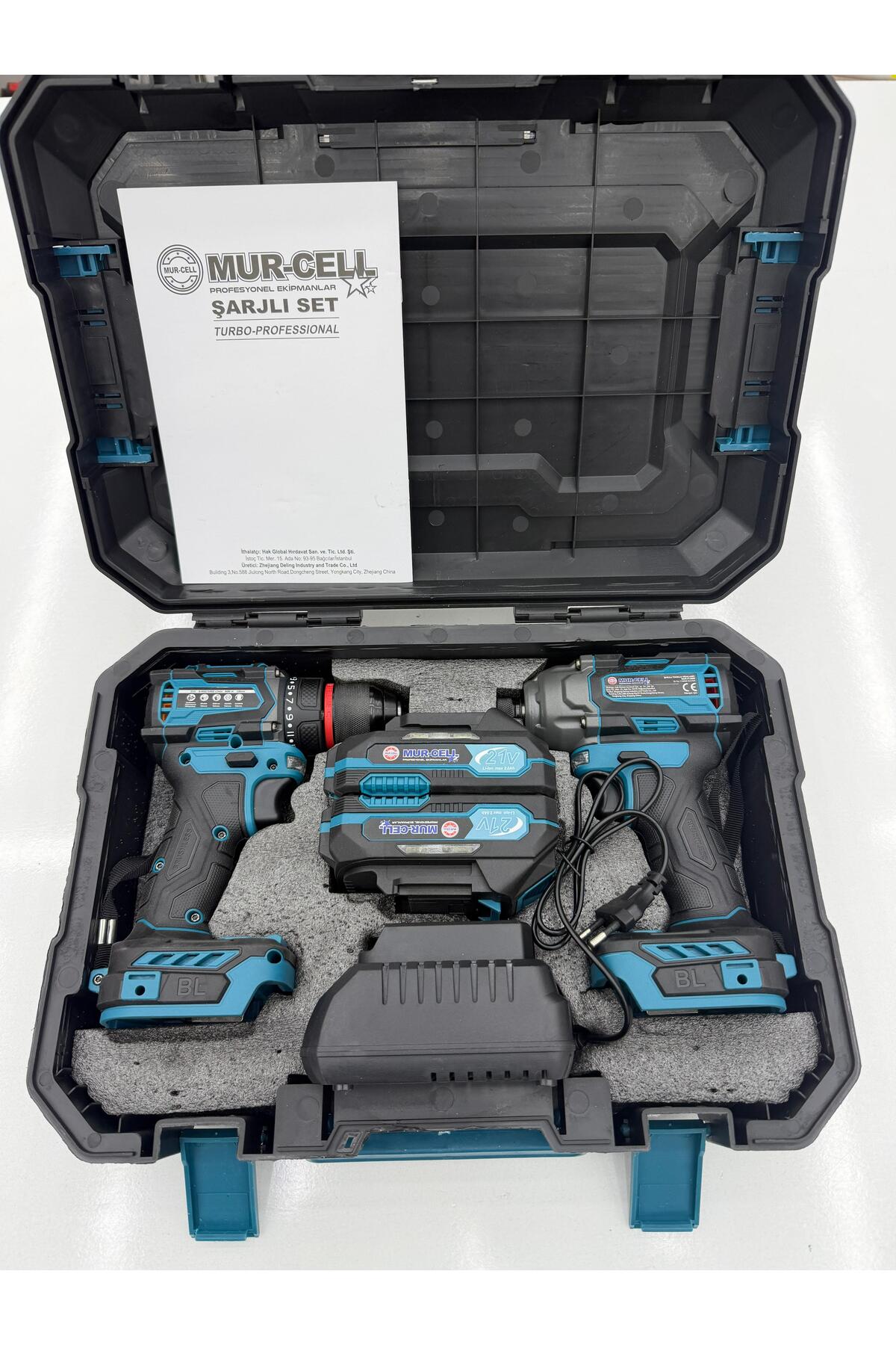 さる Mur-Cell 21V 2AH KÖMÜRSÜZ 280 NM TORKLU SOMUN SIKMA SÖKME AKÜLÜ
