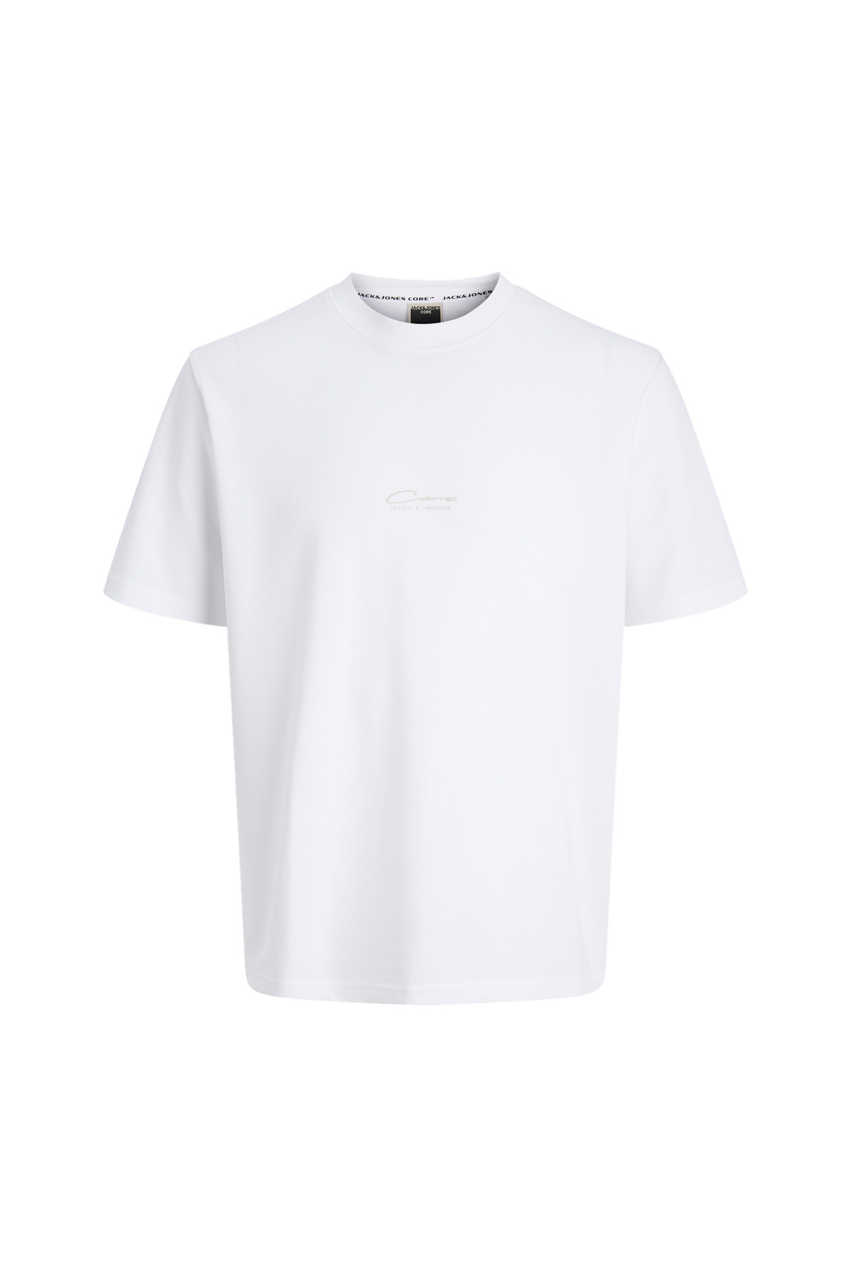 تی‌شرت سفید مردانه طرح فیوژن (۱۲۲۸۹۹۱۱-BW) جک اند جونز تی شرت Jack & Jones