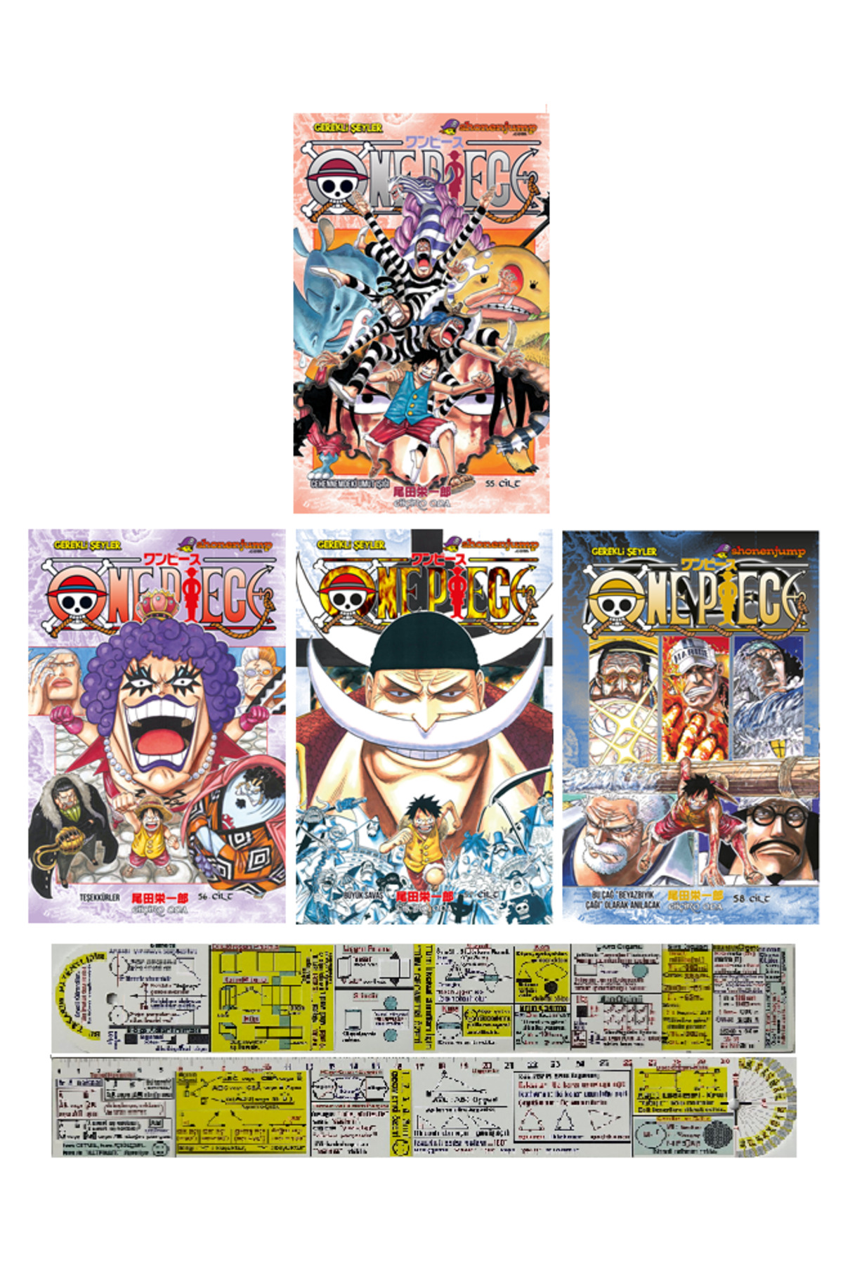 Gerekli Şeyler Yayıncılık One Piece 55-56-57-58. Ciltler Manga