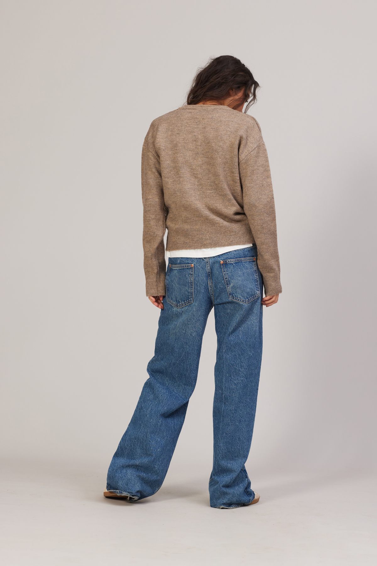 Nisan  DÜĞME DETAYLI TRİKO KAZAK - Görsel 4