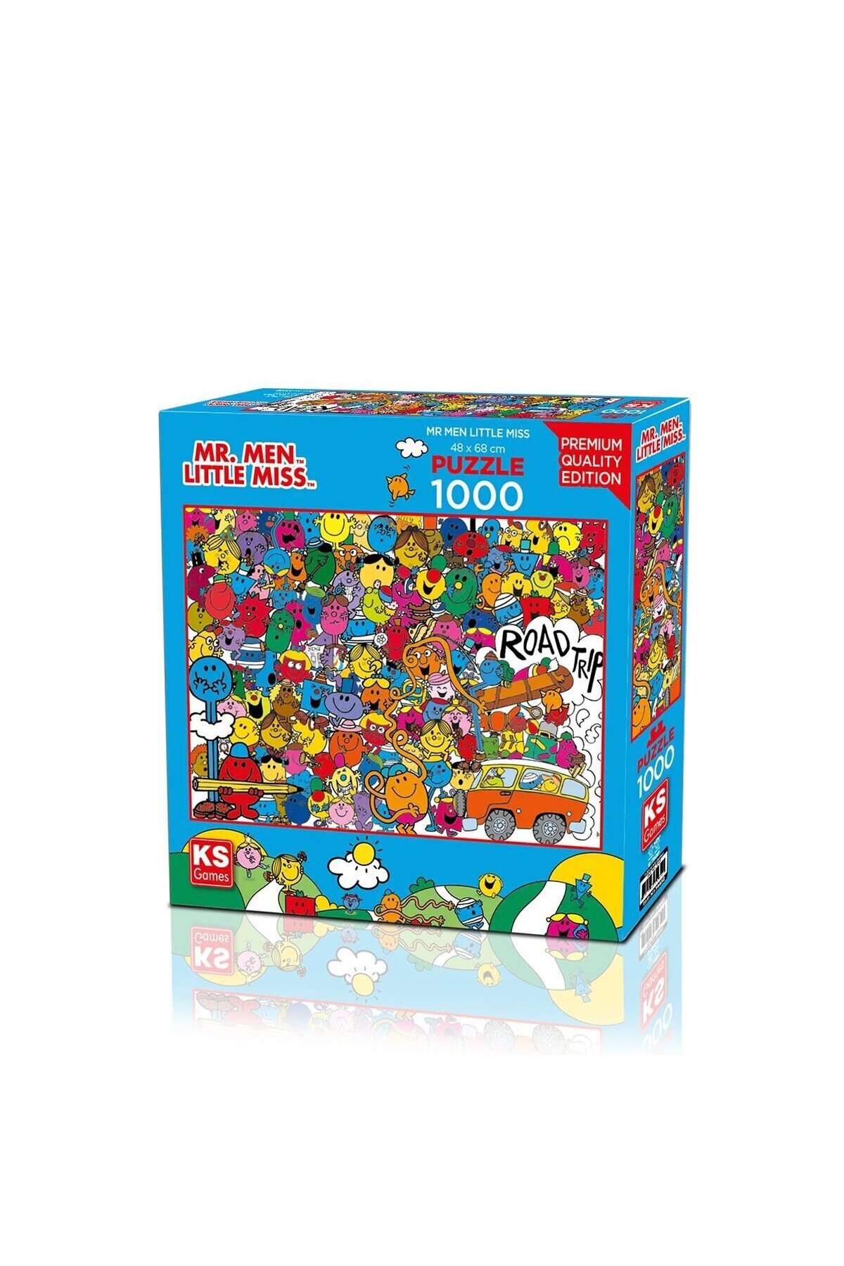 Ks Games 14452 PUZZLE 1000 MR MEN LİSANSLI 1000 PARÇA YETİŞKİN