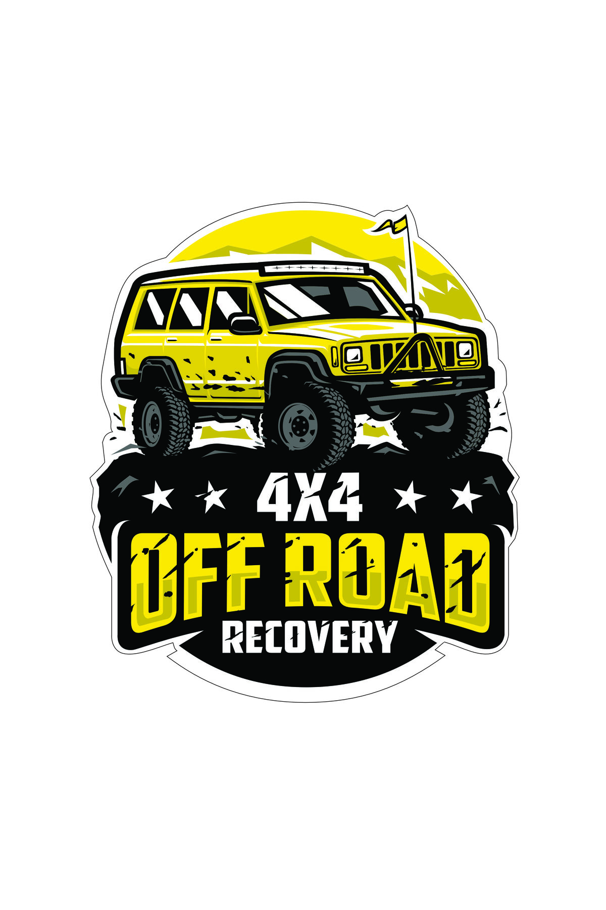 OZY DESIGN OFROAD RECOVERY STİCKER ARABA STİCKER ETİKET - Fiyatı, Yorumları