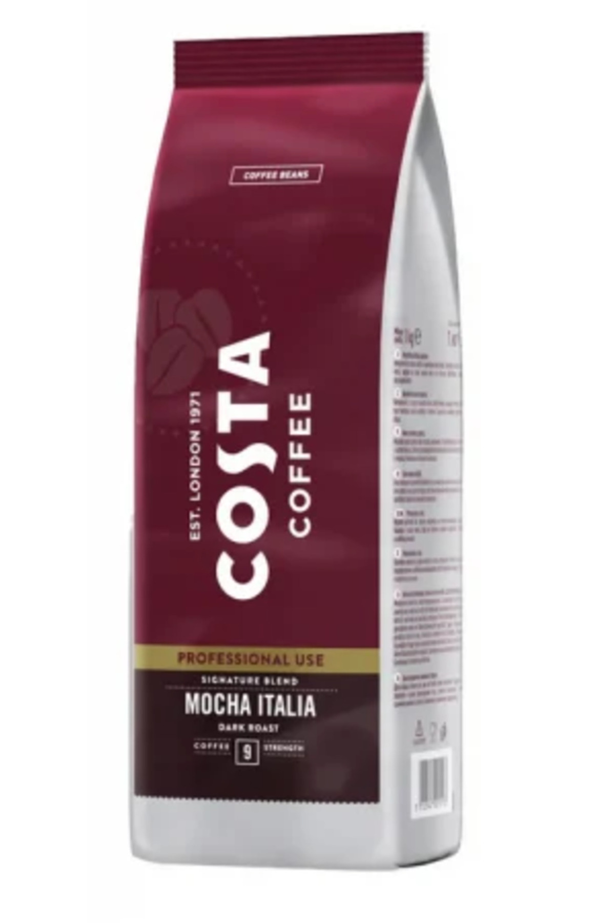 Costa Кафе на зърна Professional Mocha Italia Dark Roast 1 кг -