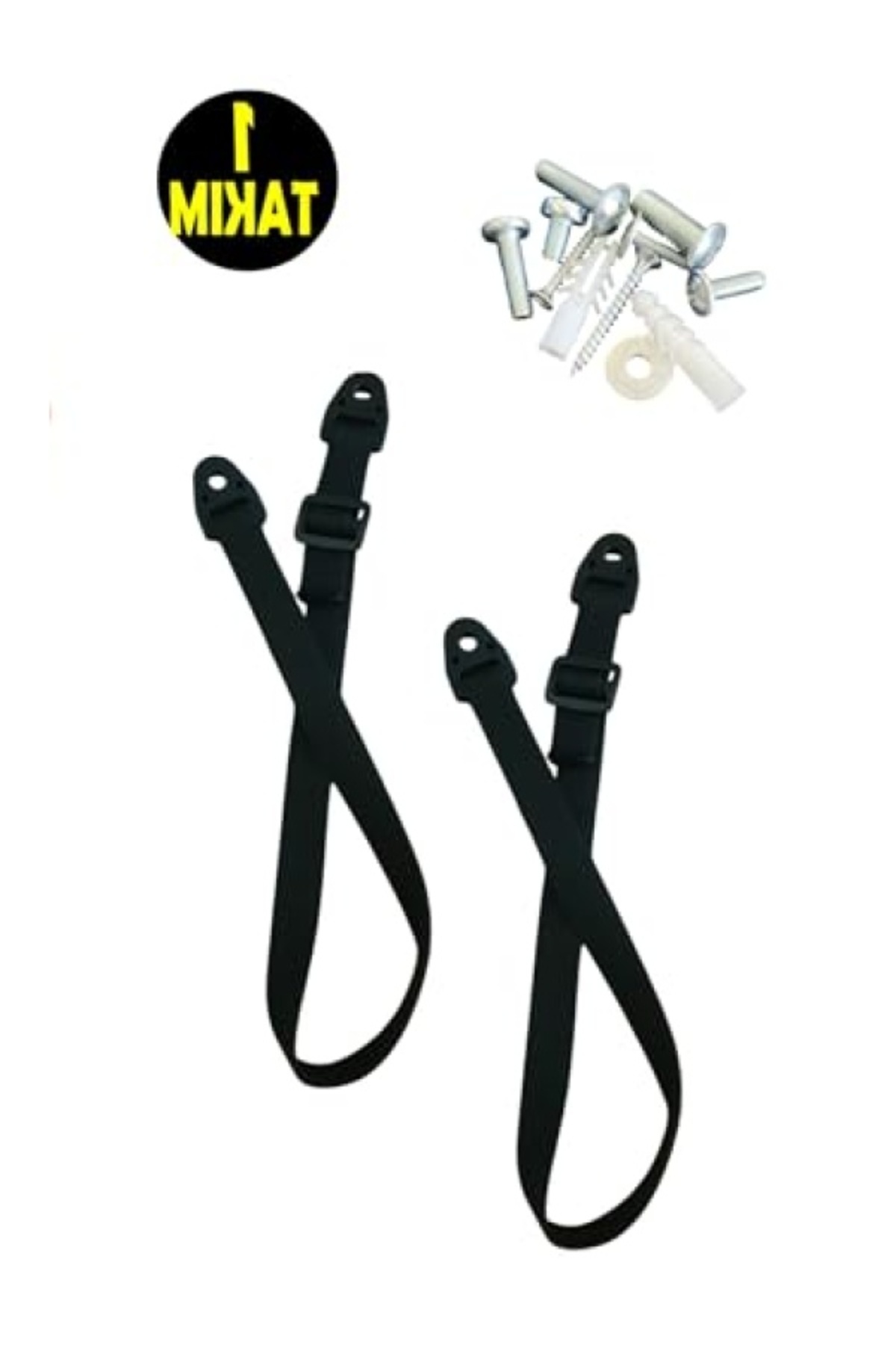 markentegra LCD/LED TV Askısı - Güvenlik Kemeri Seti (1 Takım - 2 Kemer) fotoğrafı 2 (önizleme)