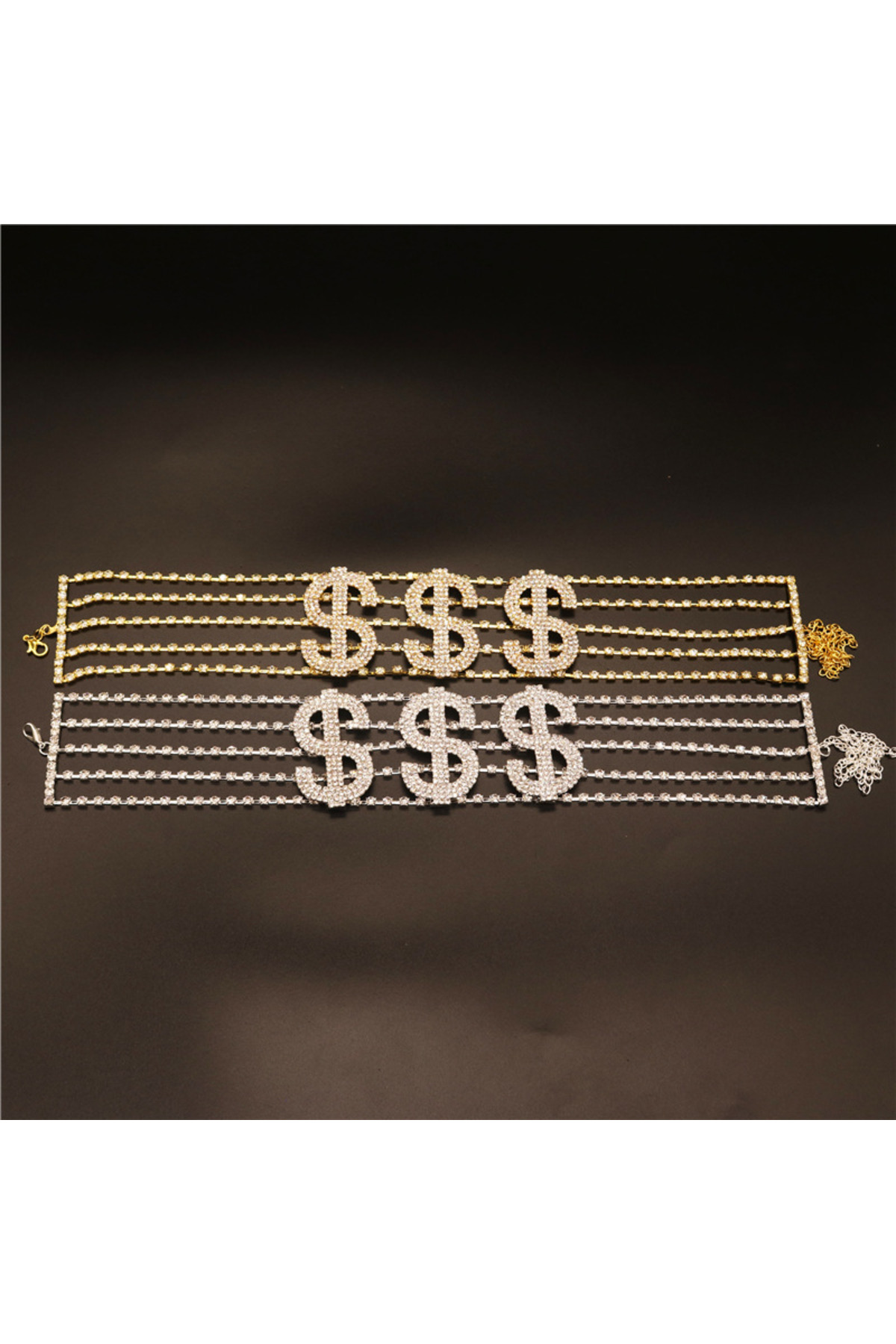 Dolar Sembollü Boyun Aksesuarı, Dolar Kolye, Dolar Choker