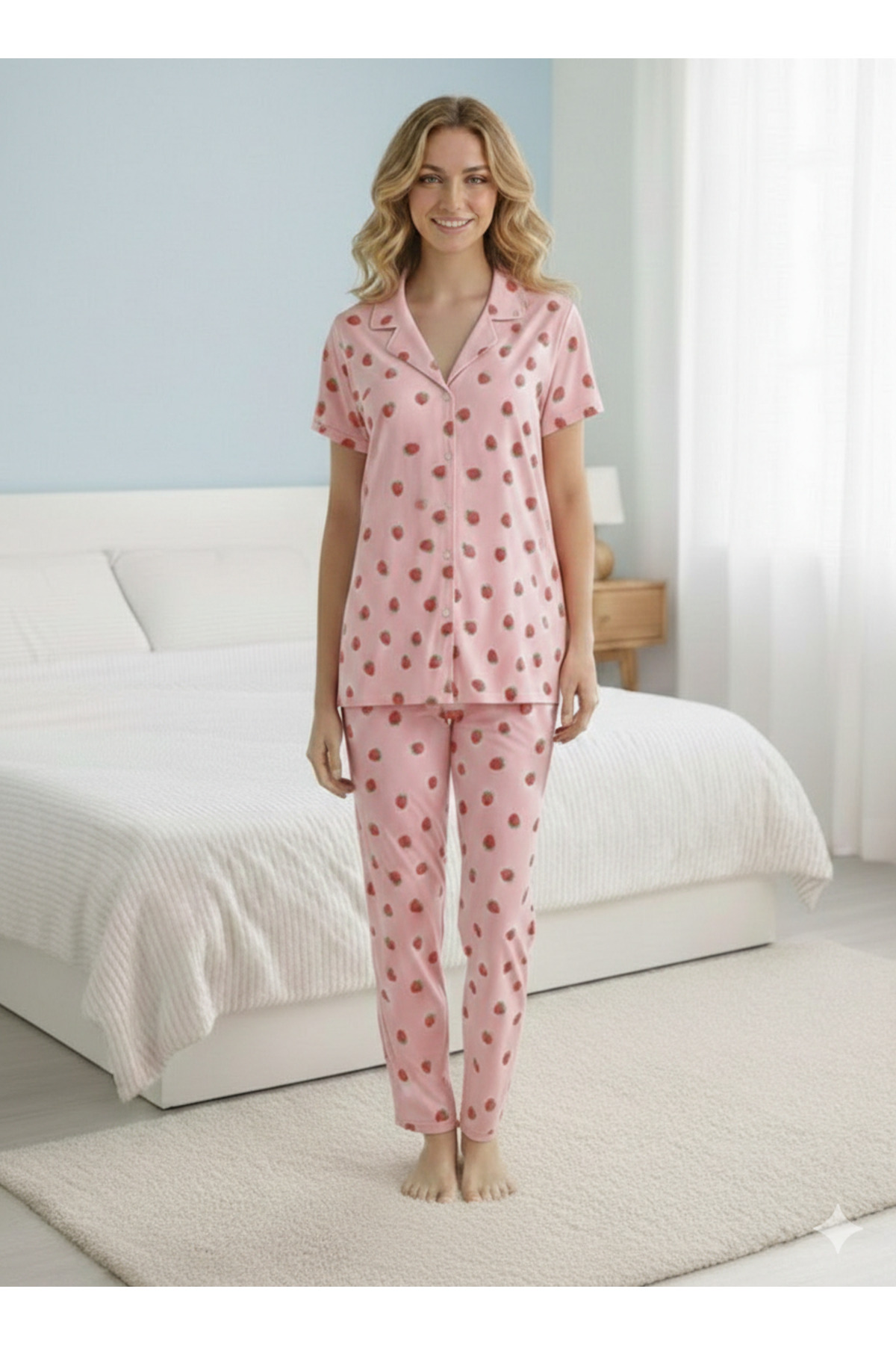 BaabaKids Kadın Şık Gecelik Takım