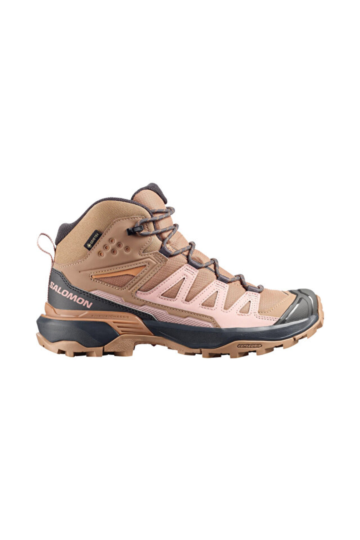 چکمه‌های فضای باز زنانه X Ultra 360 Edge Mid Gore-Tex مدل L49101400 کرم سالومون کفش بیرونی Salomon