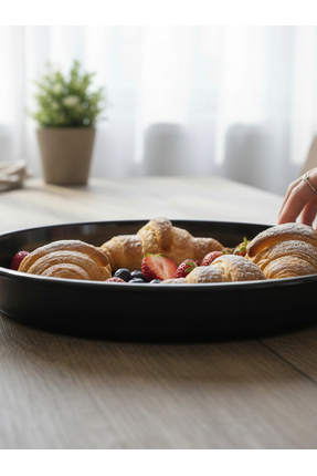 MyBru Emaye Yuvarlak Fırın Tepsisi 28 x 4.5 Cm