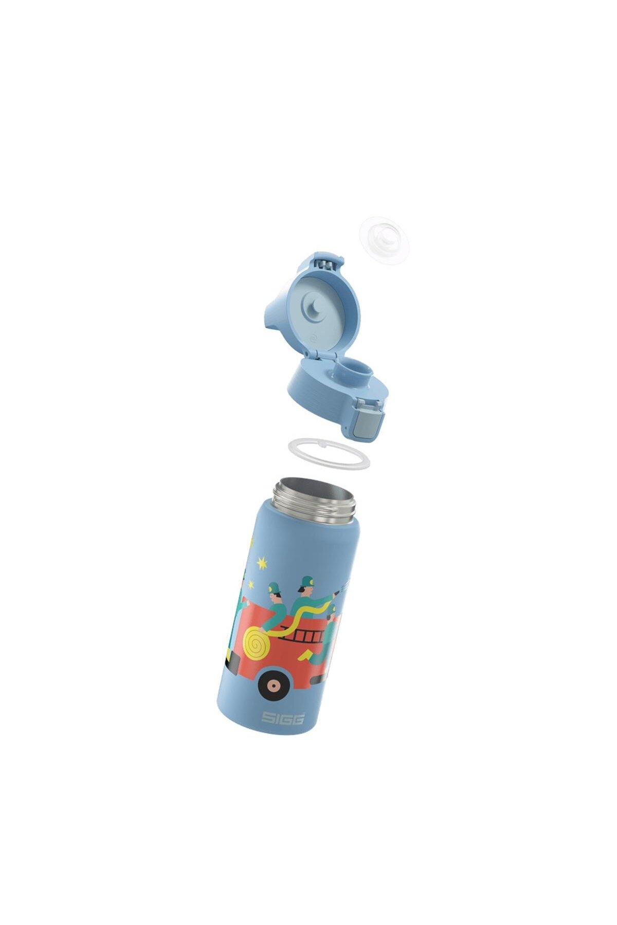 Sigg 6022.80 Therm One 0,5L Çocuk Termos, Pompiers fotoğrafı 5 (önizleme)