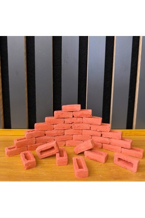 Budi Minyatür Tuğla (250 adet, Harman Tuğla)