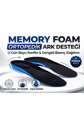 SANUS M2040 Boy Uzatici Ortopedik Memory Foam Tabanlık SİYAH
