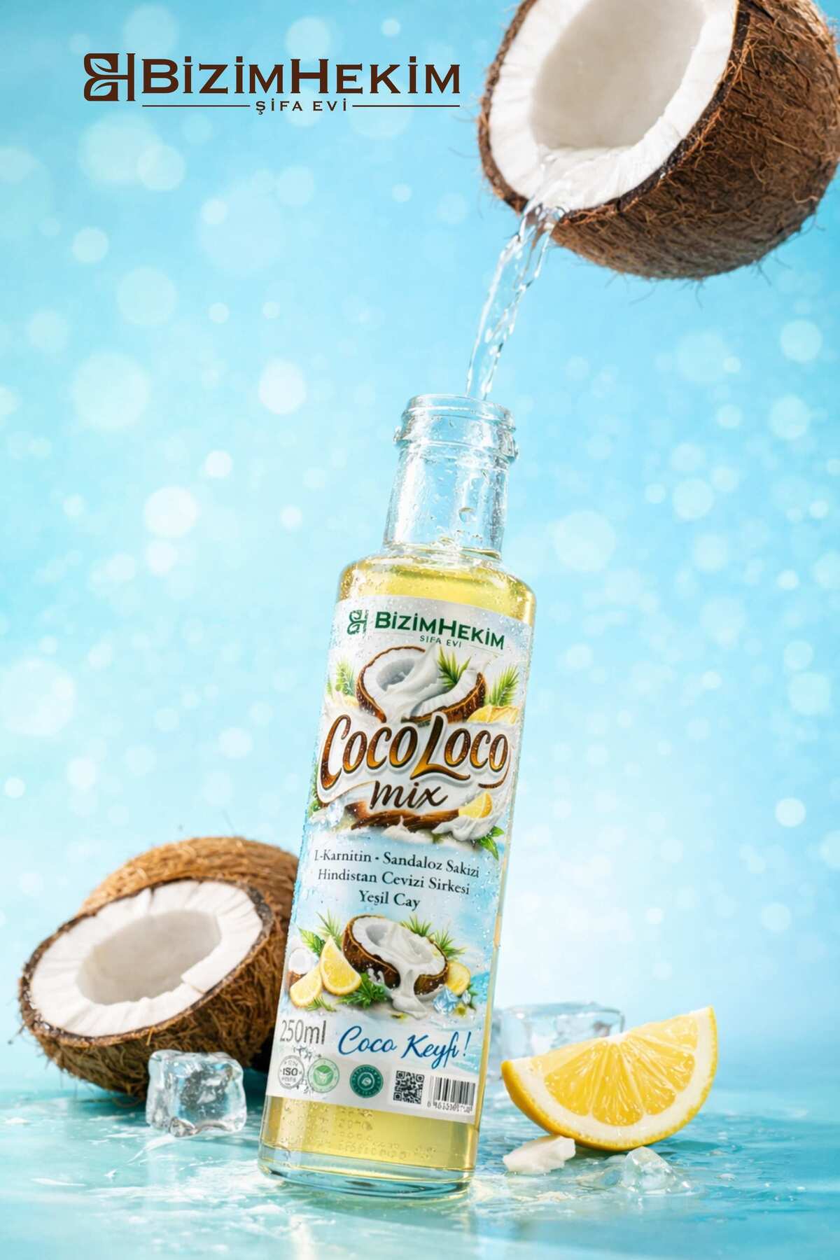 【coco_naginagiページ】 BİZİMHEKİM ŞİFA EVİ Coco Loco Coconut Mix 3'lü set- 250 ml