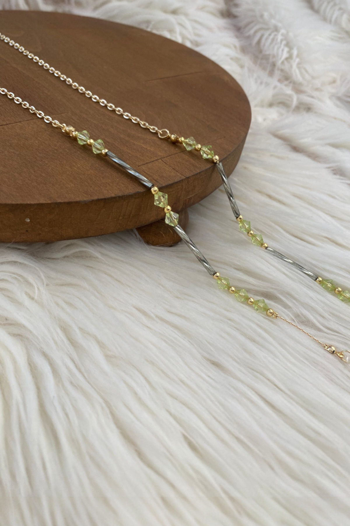 Glasses Chain Green Decorative Special Design Gift Accessory Glasses Strap