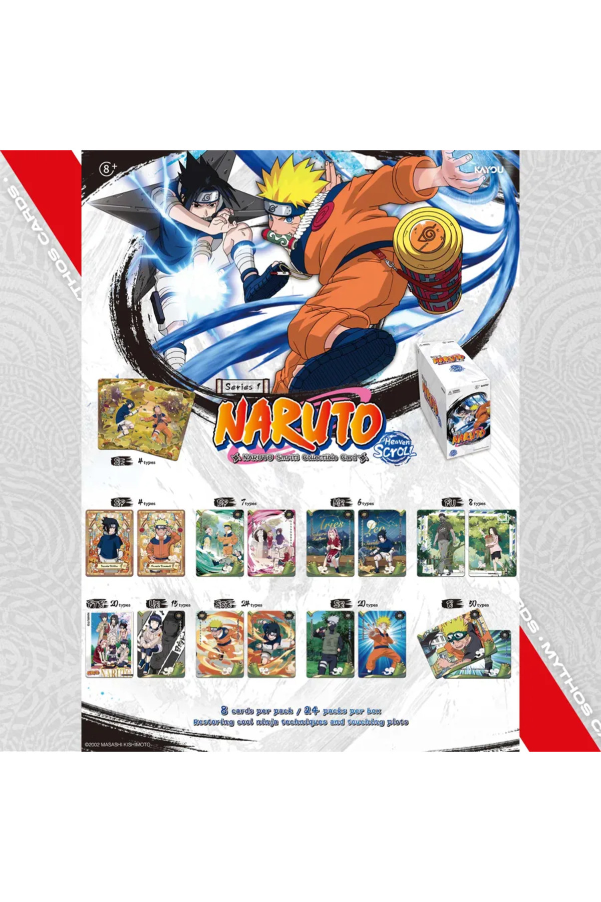 Mythos Cards Naruto Smriti Heaven Scroll Trading Cards - Hobby Box