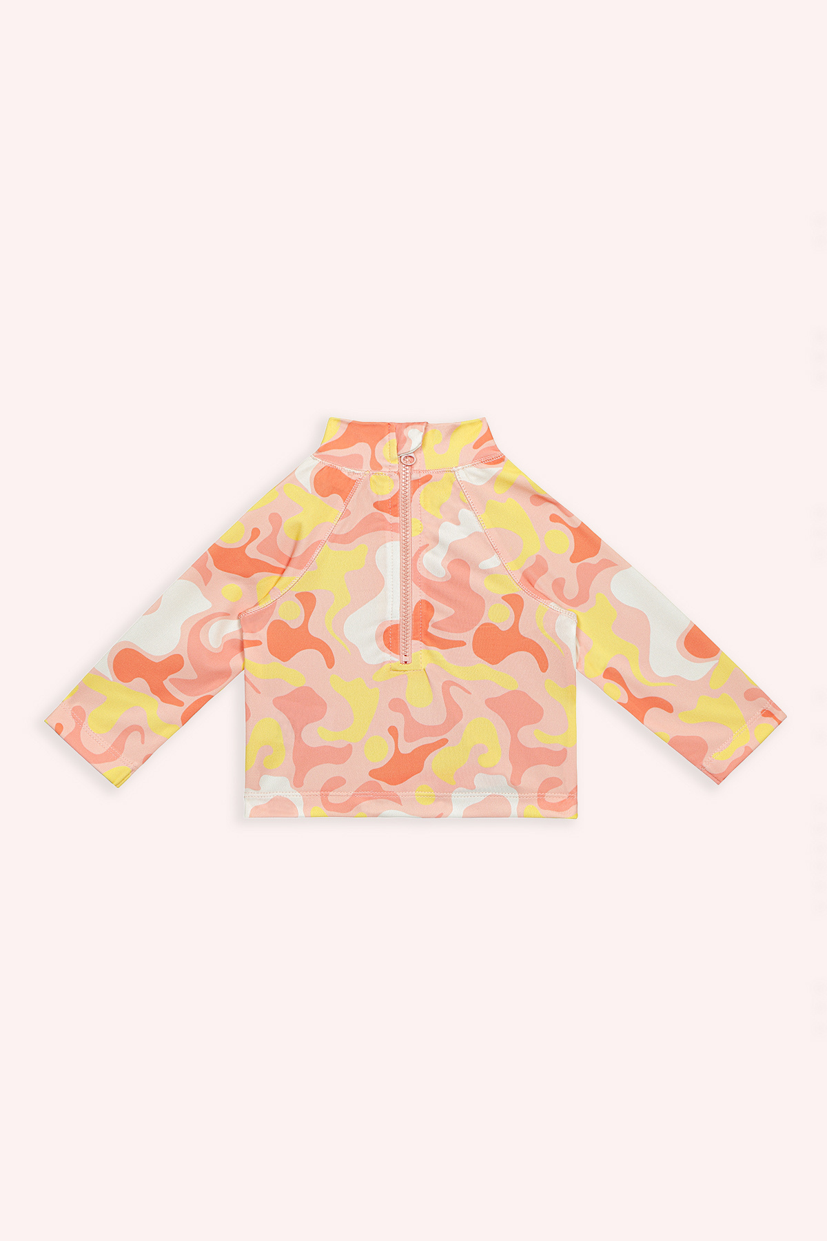 Panço Sand Mother Kız Bebek Desenli Fermuarlı 3 Parça Turuncu Plaj Seti fotoğrafı 3 (önizleme)