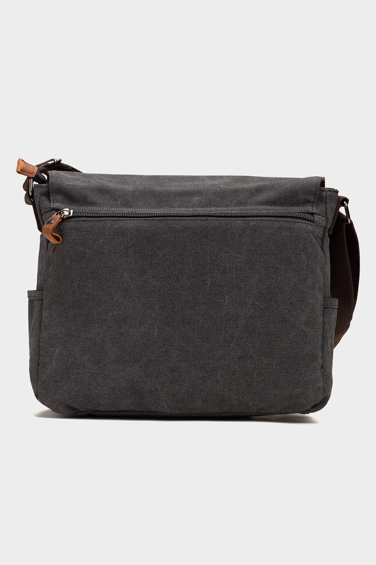 ÇÇS  31520 Omuz Askılı Kanvas (pamuk) Postacı Çantası Çapraz Çanta SİYAH - Görsel 4