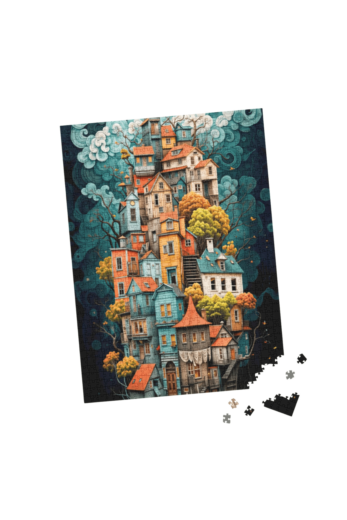 最終‼️絵画　グラニック　GRANICK 234／500 Art Puzzle Yıldızlı Gece, 1889 1000 Parça Puzzle - Puzzlesepeti