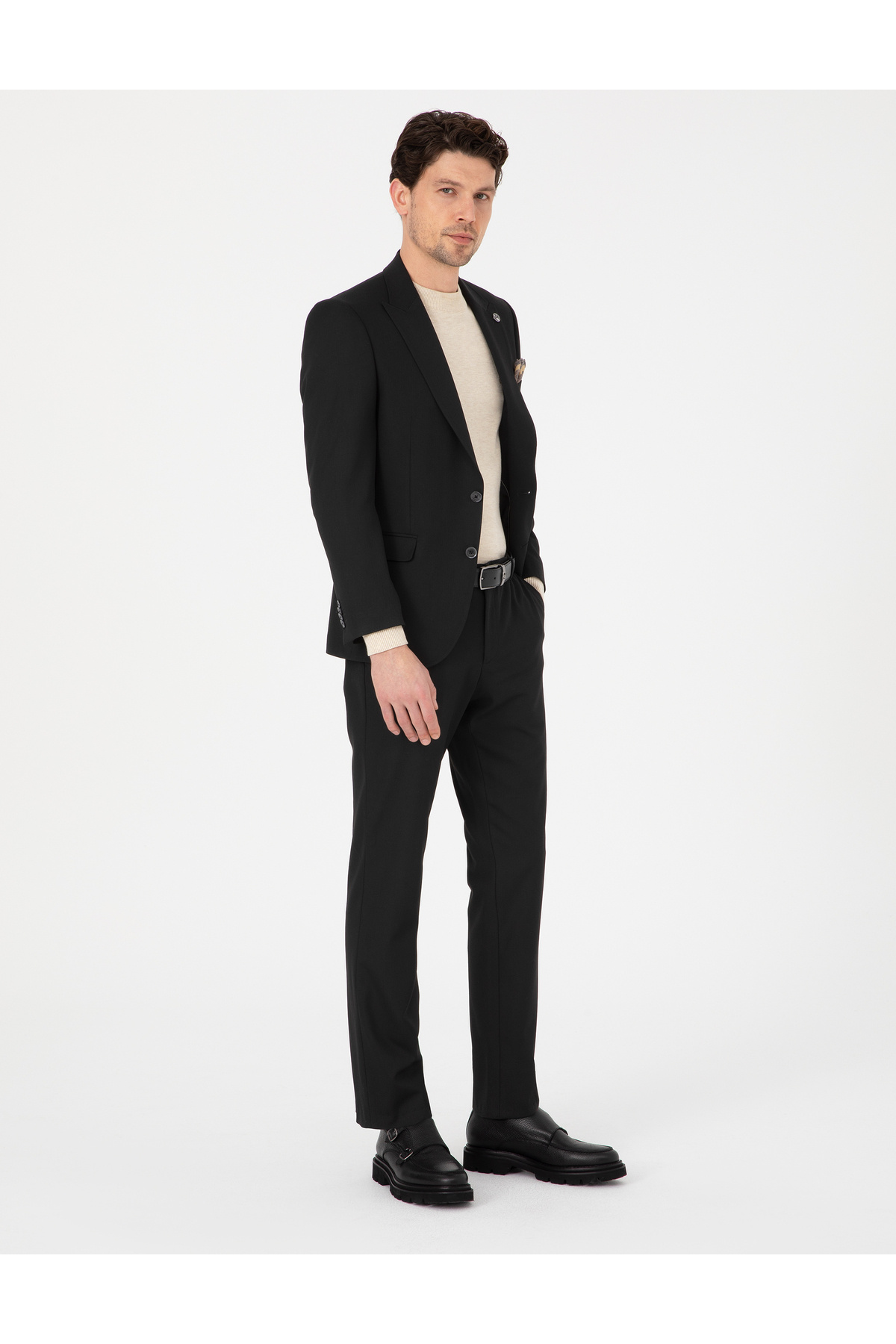 F0358S 新品 pierre cardin スーツ：A4 ブラック Pierre Cardin Men's Suits 🕴️ 40-80% off! | Timeless Elegance - 2026