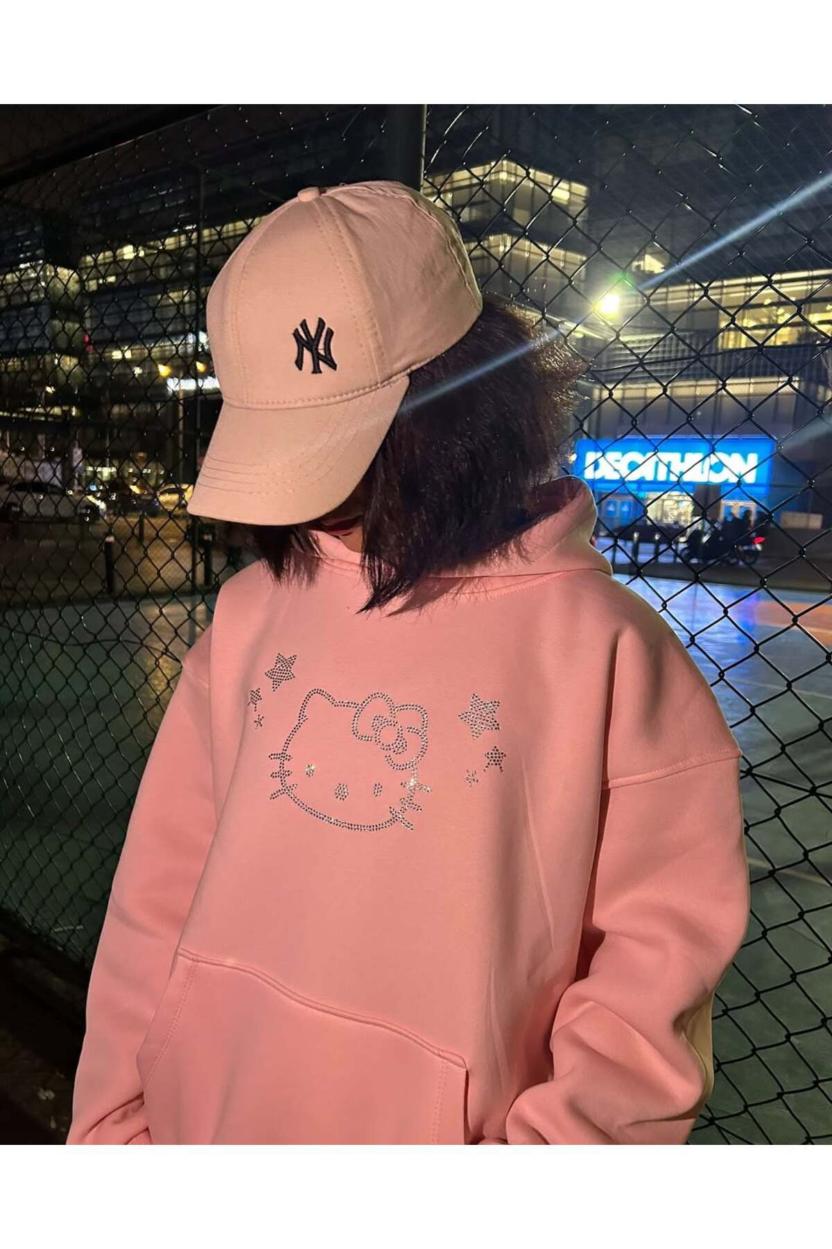 Crystall2m  Crystalline Hello Pink Sweat - Görsel 3