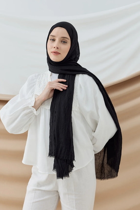 MODA KAŞMİR01 Likya %100 Bambu Şal Hafif Nefes Alabilir Kadın Şal