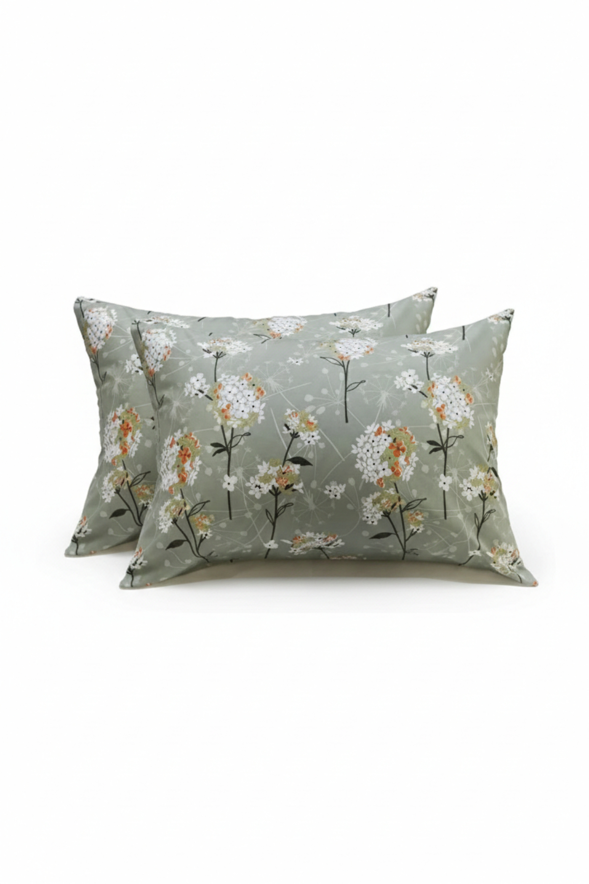 2-Piece Wildflower Patterned Pillowcase 50x70 Cm