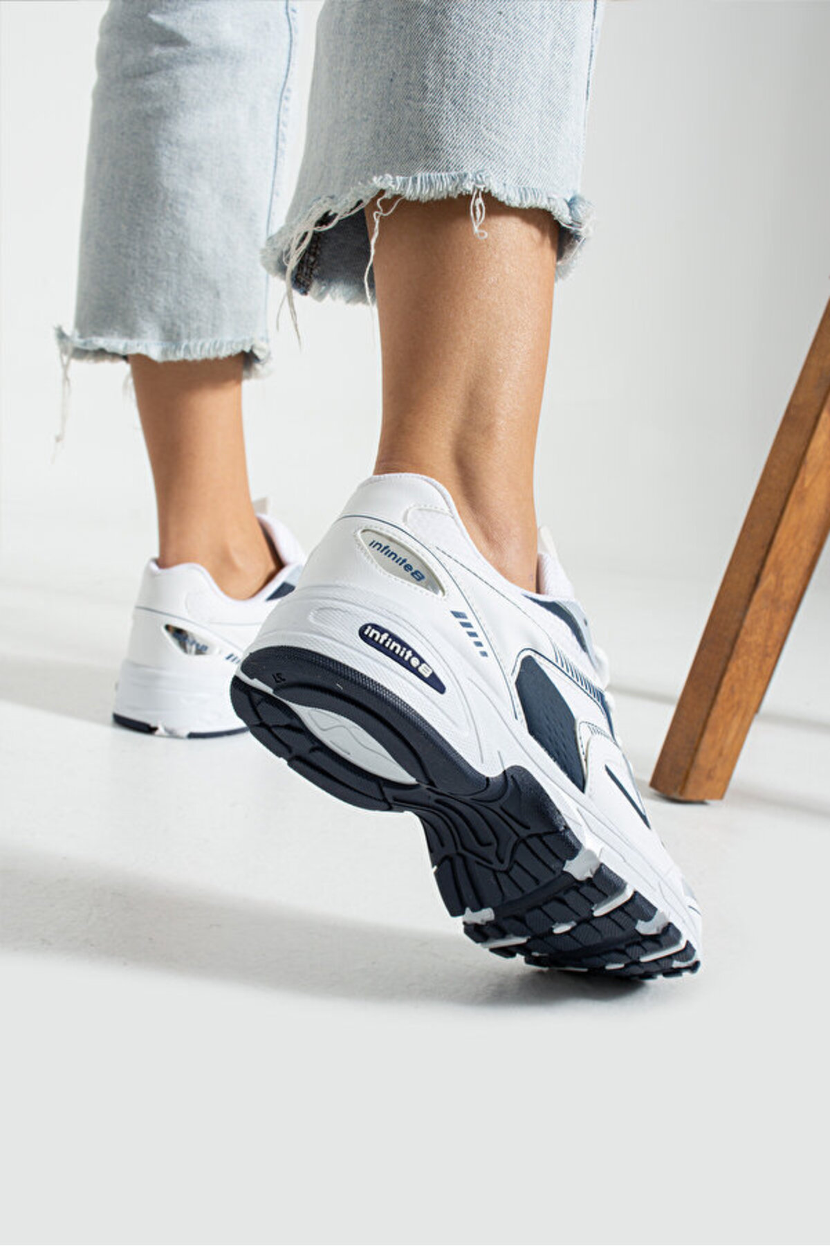 İNFİNİTE  Unisex Kadın Erkek Ortopedik Triko Spor Ayakkabı Sneaker İNF-531 - Görsel 2