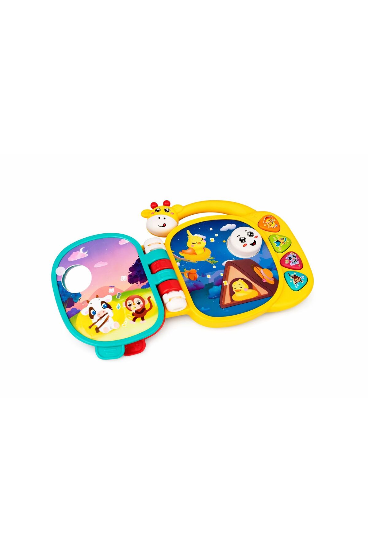 ZİVENTA Işıklı Ve Müzikli Zürafa Kitap Bebek Piyanosu Eğitici, Dokunmatik, Sesli Ve Renkli Oyuncak fotoğrafı 7 (önizleme)