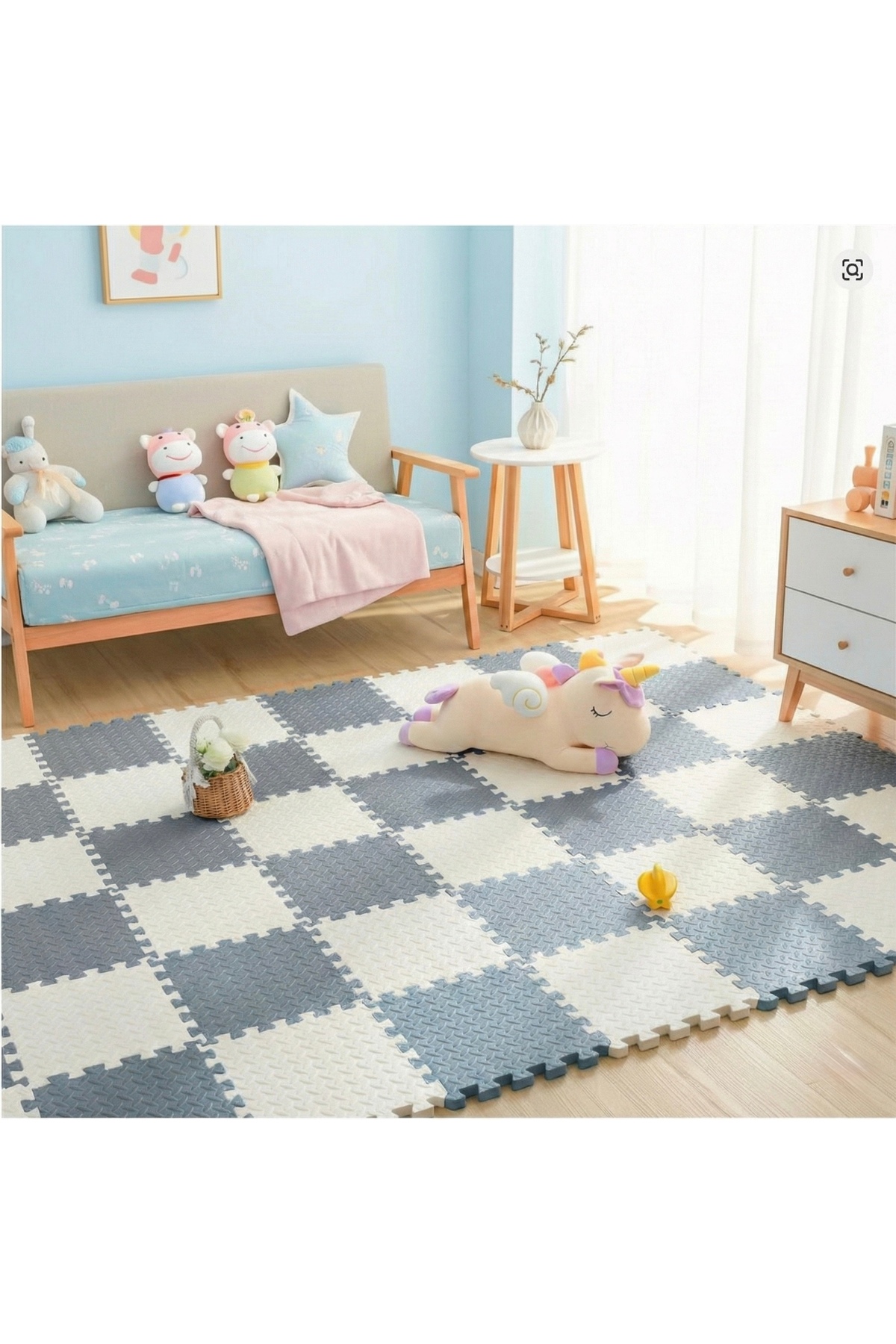 9 Piece Set 33x33 13mm Tatami 100x100 Installed Gaming Sports Carpet Cushion Puzzle Cushion Floor Covering