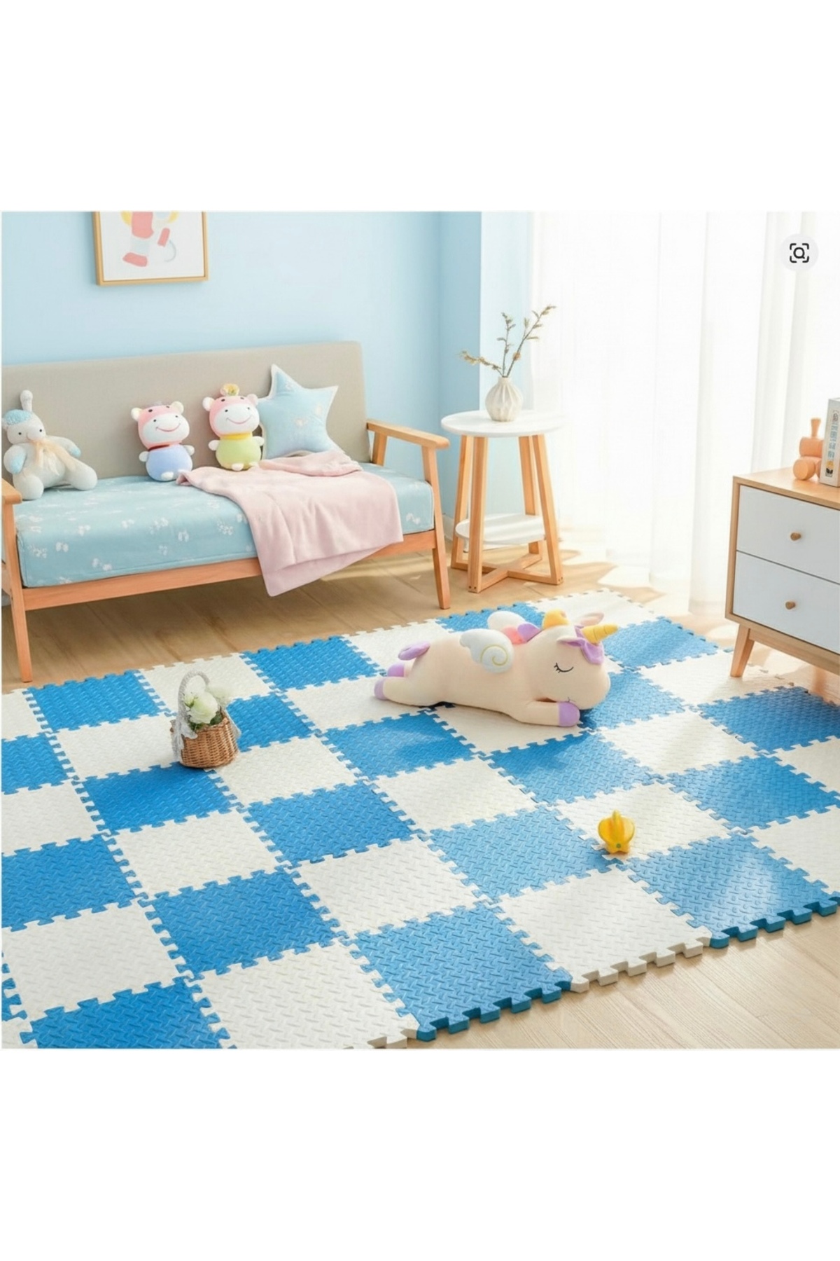9 Piece Set 33x33 13mm Tatami 100x100 Installed Gaming Sports Carpet Cushion Puzzle Cushion Floor Covering