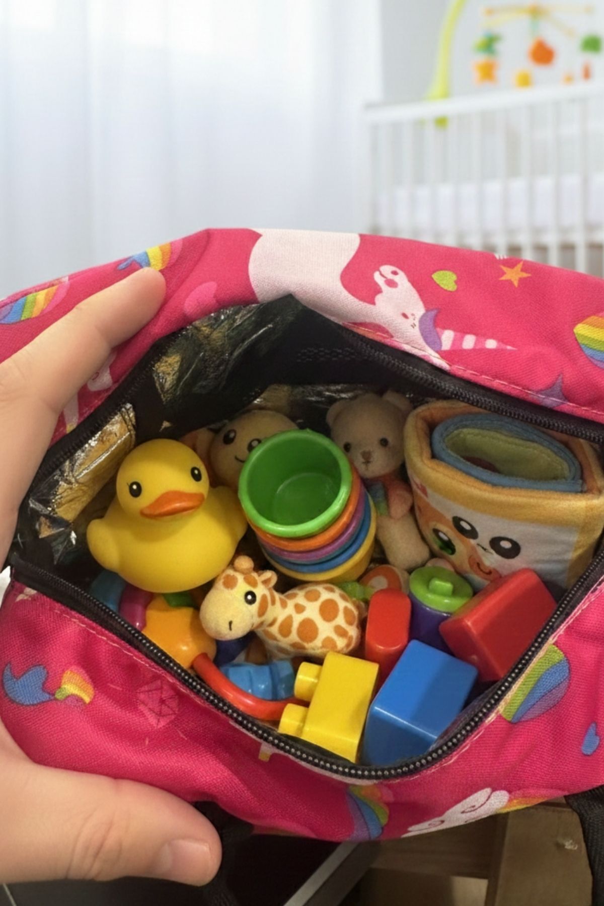 Bagimoo Isı Yalıtımlı Su Geçirmez Termal Çanta Yemek Taşıma Beslenme Çantası Askılı Unicorn fotoğrafı 2 (önizleme)