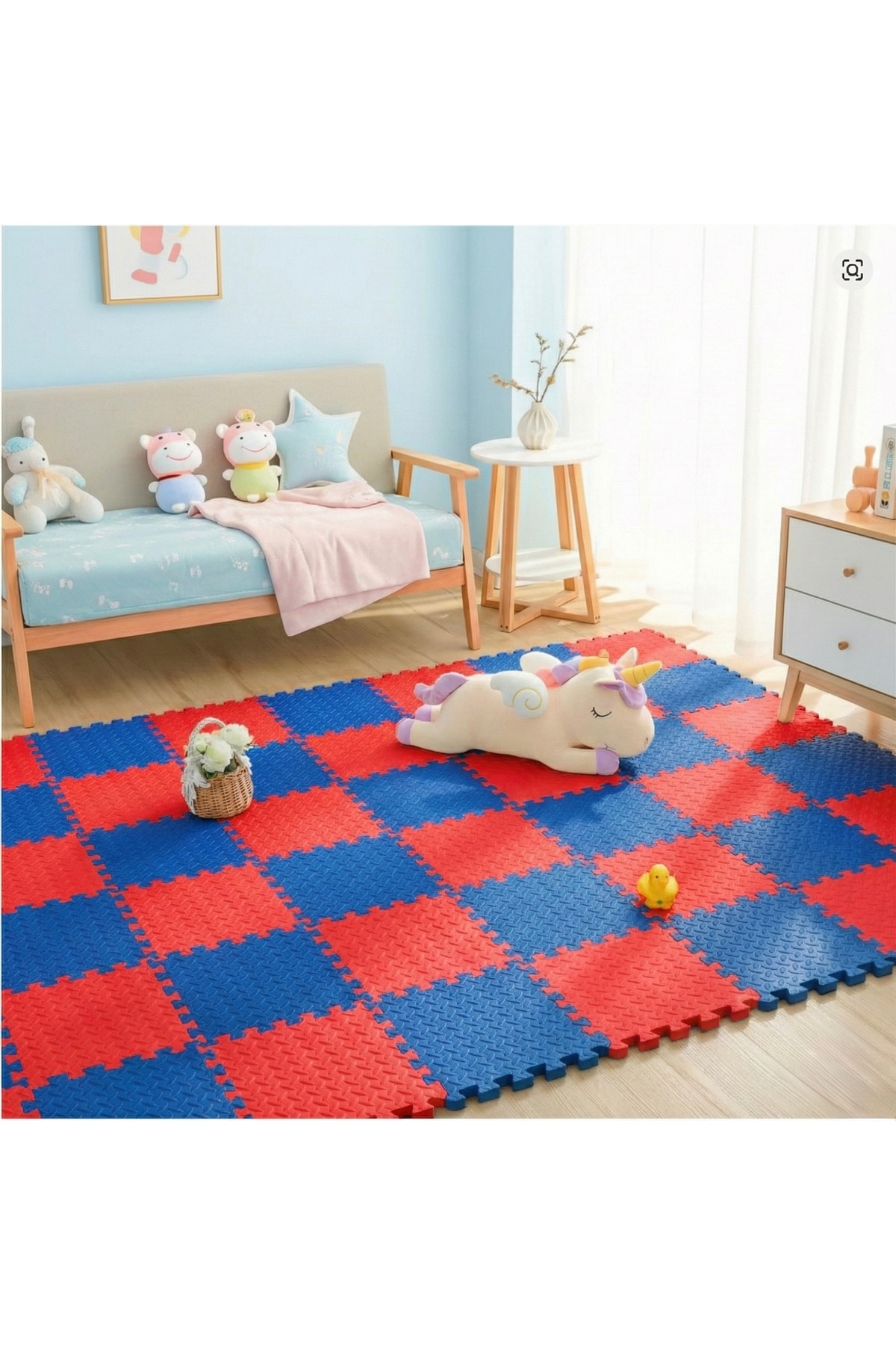 9 Piece Set 33x33 13mm Tatami 100x100 Installed Gaming Sports Carpet Cushion Puzzle Cushion Floor Covering