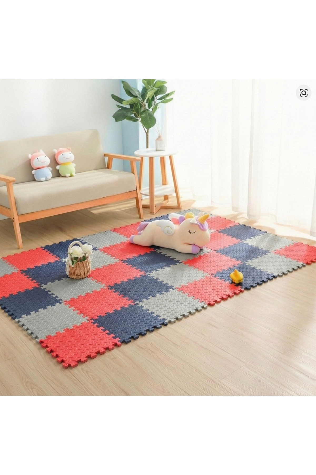 9 Piece Set 33x33 13mm Tatami 100x100 Installed Gaming Sports Carpet Cushion Puzzle Cushion Floor Covering