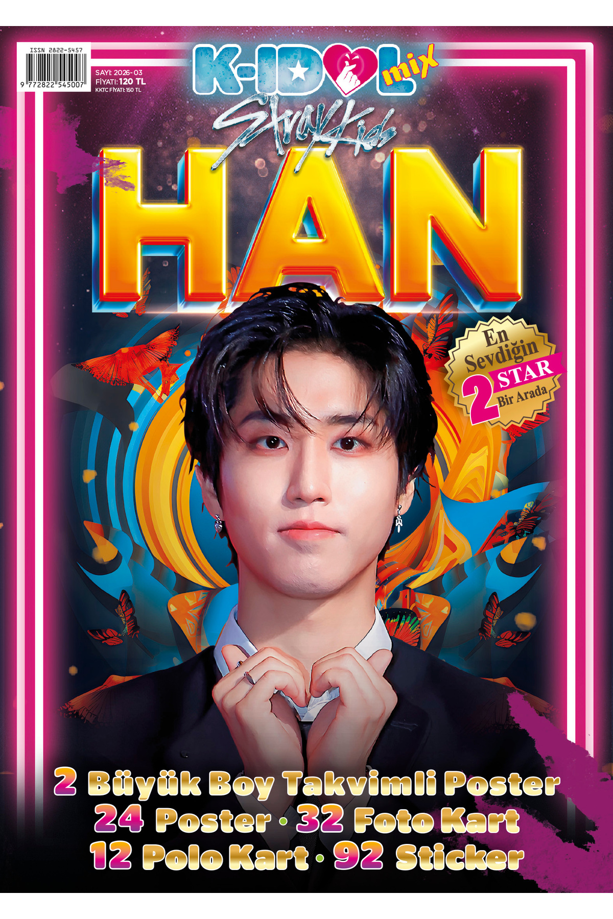 KİDOL HAN OZEL SAYI - 2026-03 STRAYKIDS - Fiyatı, Yorumları