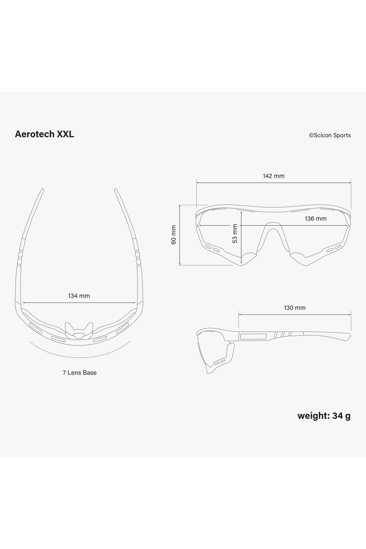 Aerotech XXL Spor Gözlüğü