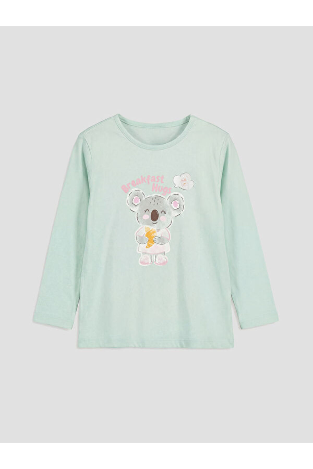 LC Waikiki Freezen Store'dan Eşsiz Ürünler I Sıfır Roba Yaka Baskılı Kız Çocuk Pijama Takım fotoğrafı 2 (önizleme)