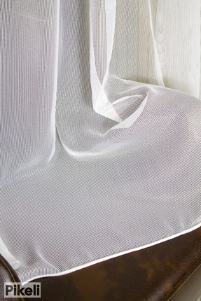 Pikeli İnce File Dokuma Tül Perde - 1x3 Sık Pile - Profesyonel Dikim - Armürlü