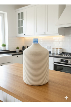 DG ATÖLYE Damaca Kılıfı Sepet Su Sebil 19 Litre